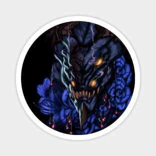 Night Eye - Evil Black Dragon Magnet